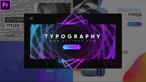 Videohive - Stylish Typography Pack-Premiere Pro