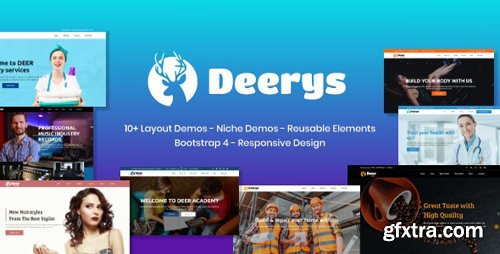 ThemeForest - Deerys v1.0 - Responsive Multi-Purpose HTML Template - 24125939