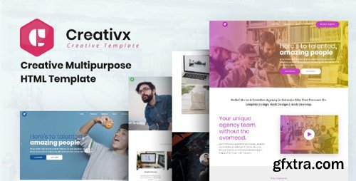 ThemeForest - Creativx v1.0 - Creative Multipurpose HTML Template - 23792681