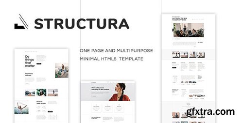 ThemeForest - Structura v1.0 - Minimal One Page Template - 22350778