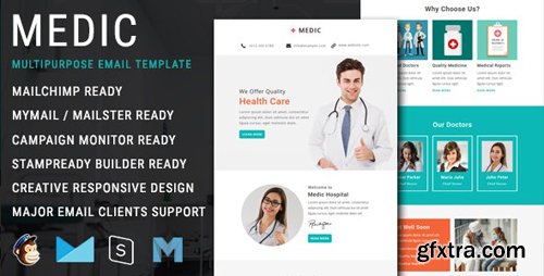 ThemeForest - Medic v1.0 - Multipurpose Responsive Email Template (Update: 1 April 20) - 26164976