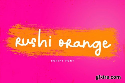 Rushi Orange Font