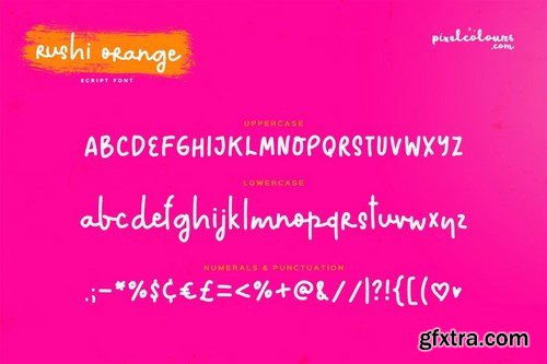 Rushi Orange Font