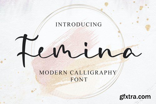 Femina - a Modern Calligraphy Font