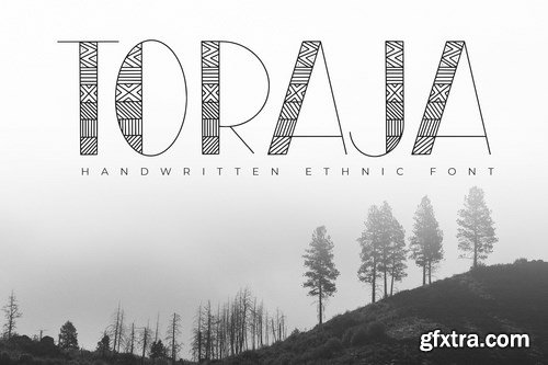 Toraja - Handwritten Ethnic Font