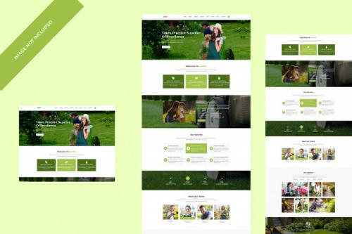 Nature Template Premium PSD