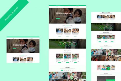 Nonprofit Template Premium PSD