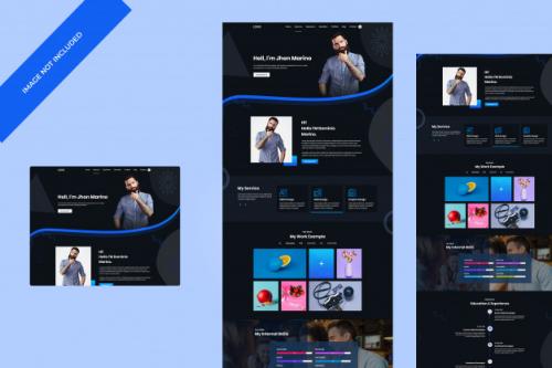 Personal Portfolio Template Premium PSD