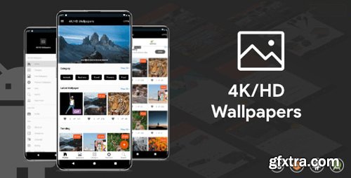 CodeCanyon - 4K/HD Wallpaper Android App ( Auto Shuffle + Gif + Live + Admob + Firebase Noti + PHP Backend) 2.8 - 23378221