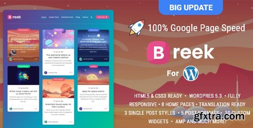 ThemeForest - Breek v3.0.0 - Minimal Masonry Theme for WordPress (Update: 19 April 20) - 24031994 - NULLED