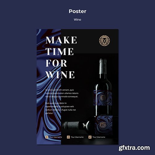 Flyer for wine business 