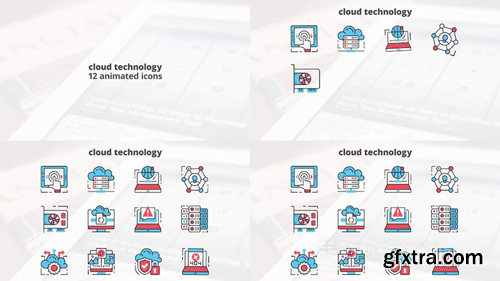 me14680960-cloud-technology-flat-animation-icons-montage-poster