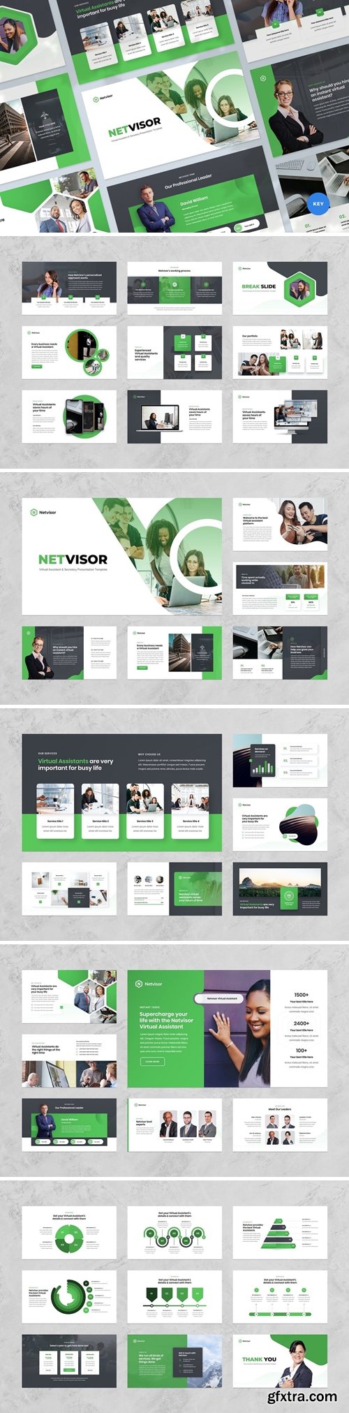 Netvisor - Virtual Assistant Presentation Template