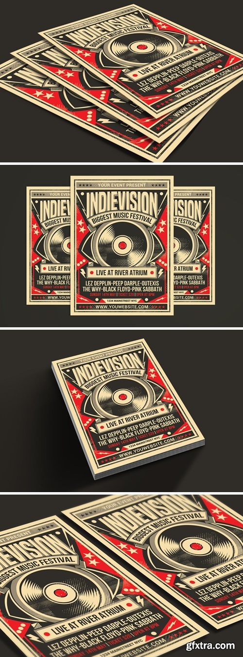 Indie Retro Flyer