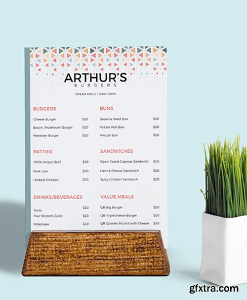 Creative-Burger-Menu-Download