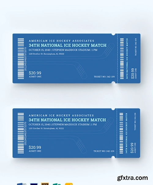 Ice-Hockey-Ticket-Template