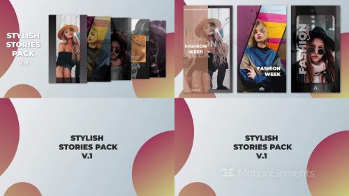 Stylish Stories Pack v 1 - 14592161