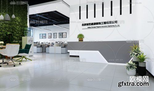 Modern Public Office Area 05