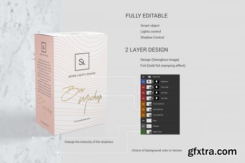 CreativeMarket - Box / Packaging Mockup 4012445