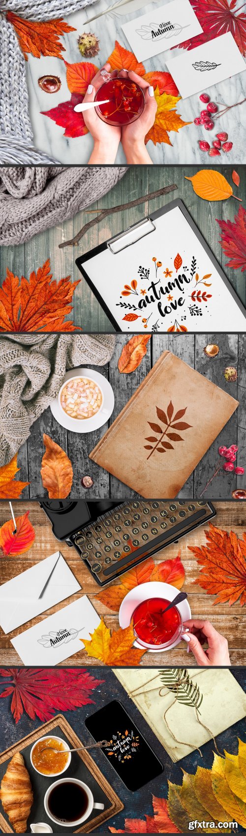 CreativeMarket - Autumn Scene & Mock-up Creator 3006016