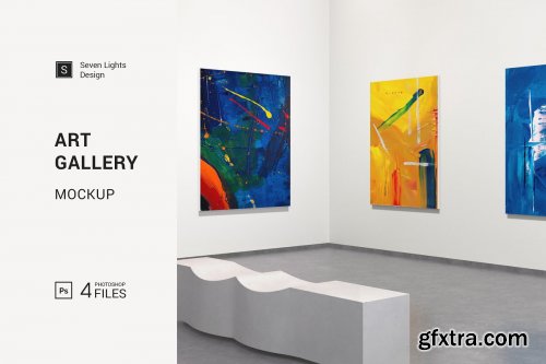 CreativeMarket - Art Gallery Mockup 4221110