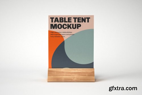 CreativeMarket - Table Tent and Sign Mockup Set 4774247