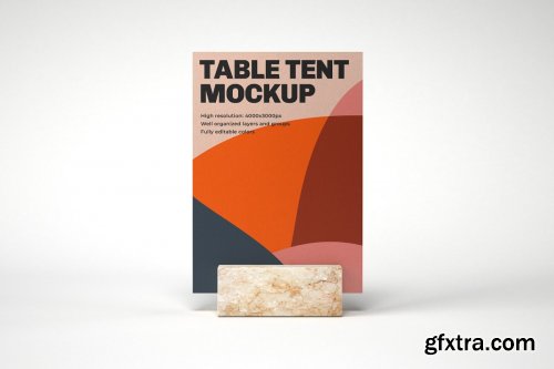 CreativeMarket - Table Tent and Sign Mockup Set 4774247