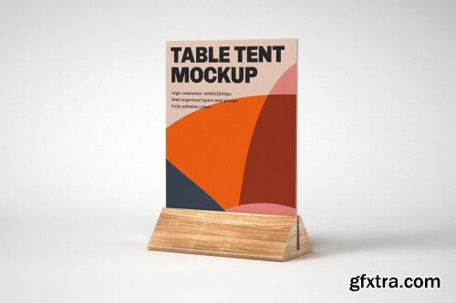 CreativeMarket - Table Tent and Sign Mockup Set 4774247