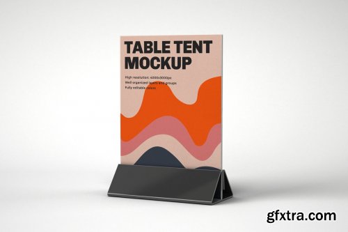 CreativeMarket - Table Tent and Sign Mockup Set 4774247