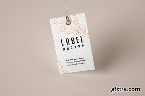 CreativeMarket - Paper & Kraft Label Mockup Set 4751578