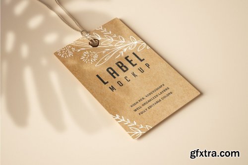 CreativeMarket - Paper & Kraft Label Mockup Set 4751578