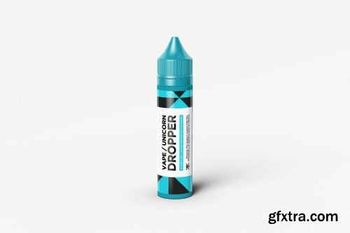 CreativeMarket - All Sizes Vape Dropper Bottle MockUp 4399892