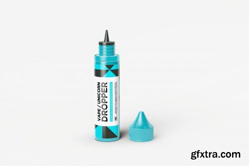 CreativeMarket - All Sizes Vape Dropper Bottle MockUp 4399892