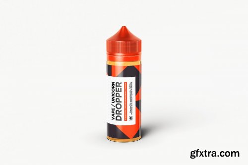 CreativeMarket - All Sizes Vape Dropper Bottle MockUp 4399892