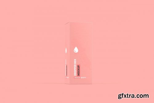 CreativeMarket - Dropper Bottle Packaging Mockup 4184896