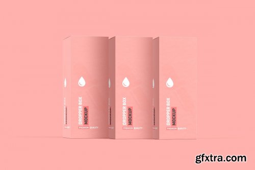 CreativeMarket - Dropper Bottle Packaging Mockup 4184896