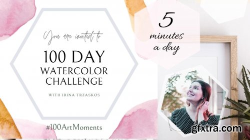  100 Day Watercolor Challenge - 5 Minute Paintings - Build a Creative Habit