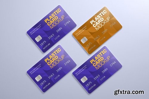 CreativeMarket - Plastic Card Mockup Set - 21 styles 4430199