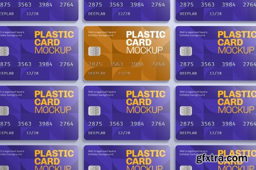 CreativeMarket - Plastic Card Mockup Set - 21 styles 4430199