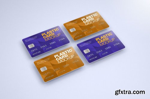 CreativeMarket - Plastic Card Mockup Set - 21 styles 4430199