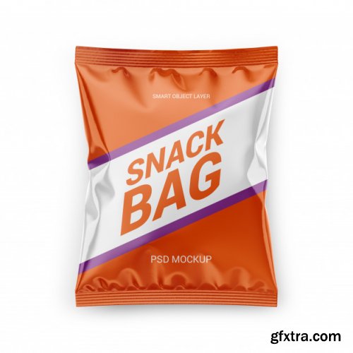 Snack packaging mockup