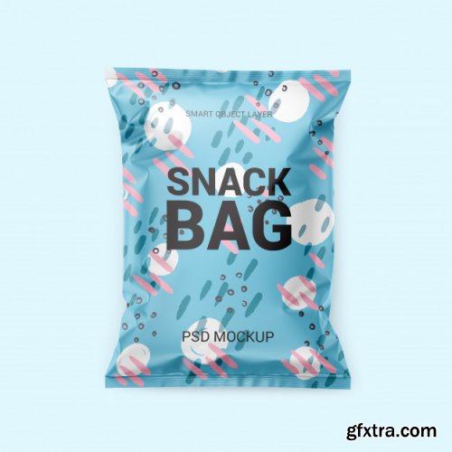 Snack packaging mockup