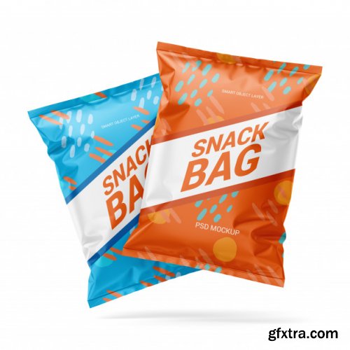 Snack packaging mockup