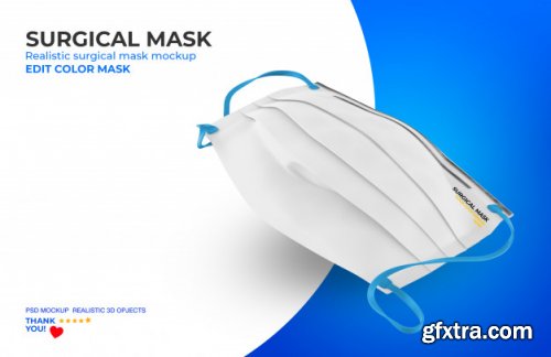 Surgical mask mockup 3