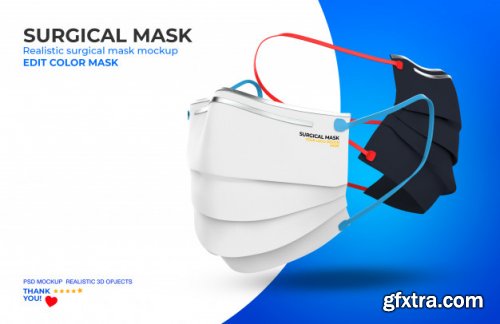 Surgical mask mockup 3