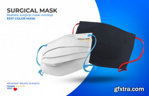 Surgical mask mockup 4