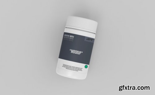 Plastic bottle mockup