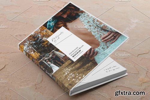 CreativeMarket - Hardcover Photo Book Mockup 01 4759750