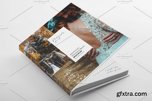 CreativeMarket - Hardcover Photo Book Mockup 01 4759750