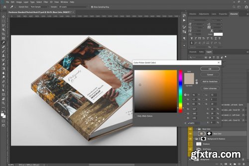 CreativeMarket - Hardcover Photo Book Mockup 01 4759750